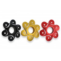 CNC Racing NEW STYLE BI-COLOR 6 Hole Rear Sprocket Flange for Ducati CNC Racing NEW STYLE BI-COLOR 6 Hole Rear Sprocket Flange for Ducati